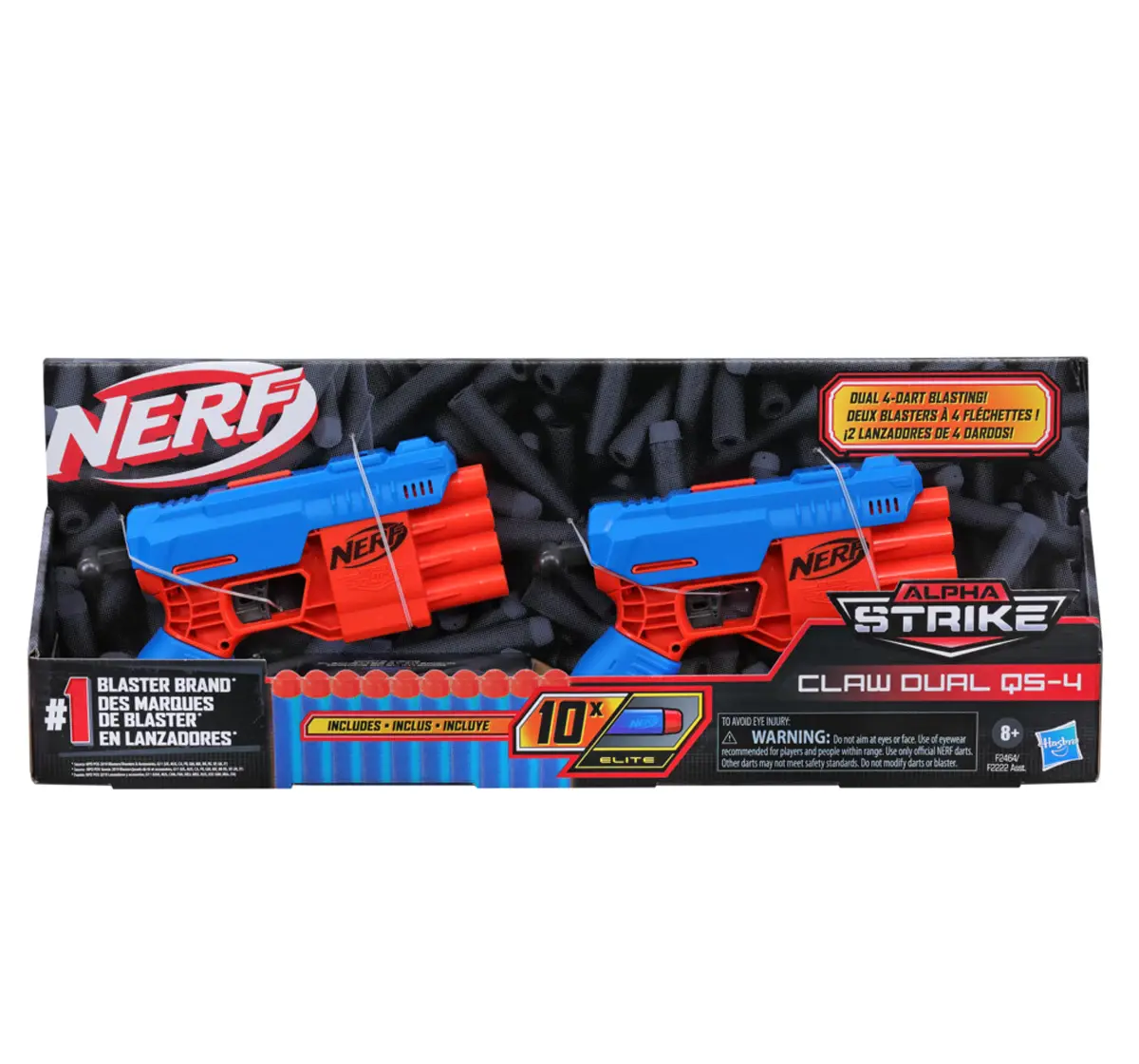 Nerf Alpha Strike Claw Dual QS-4 Blaster Set, 8Y+