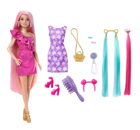 Barbie Totally Hair Doll 1,Girls,3Y+,Multicolour