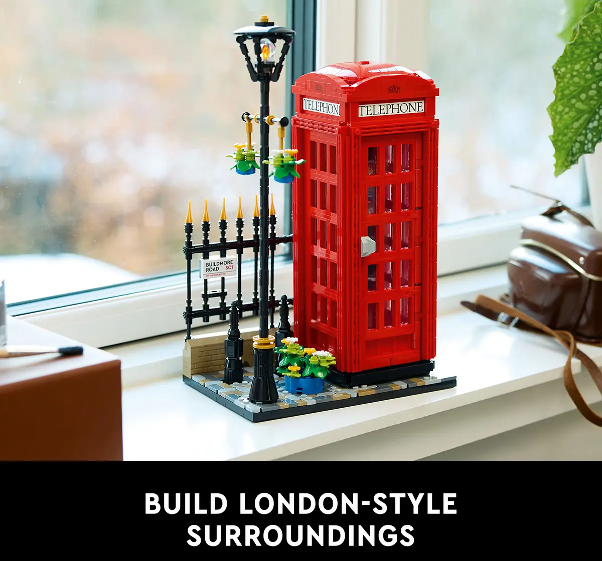 LEGO Ideas Red London Telephone Box Set 21347(1460 Pieces) Multicolor, 18Y+