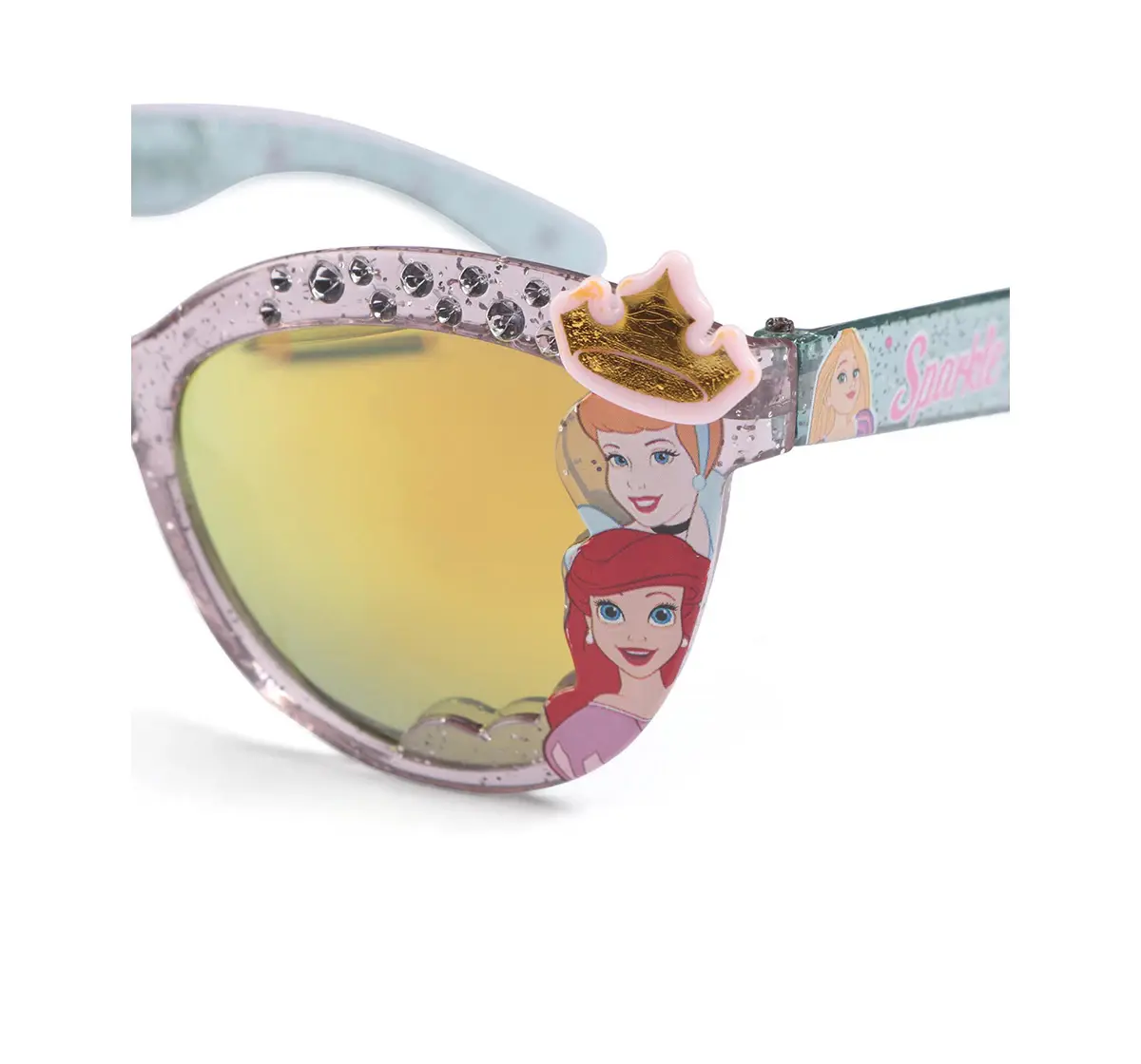 Striders Princess Sunglasses For Kids Sparkling Rhinestones Ideal For Dress-Up, 3Y+