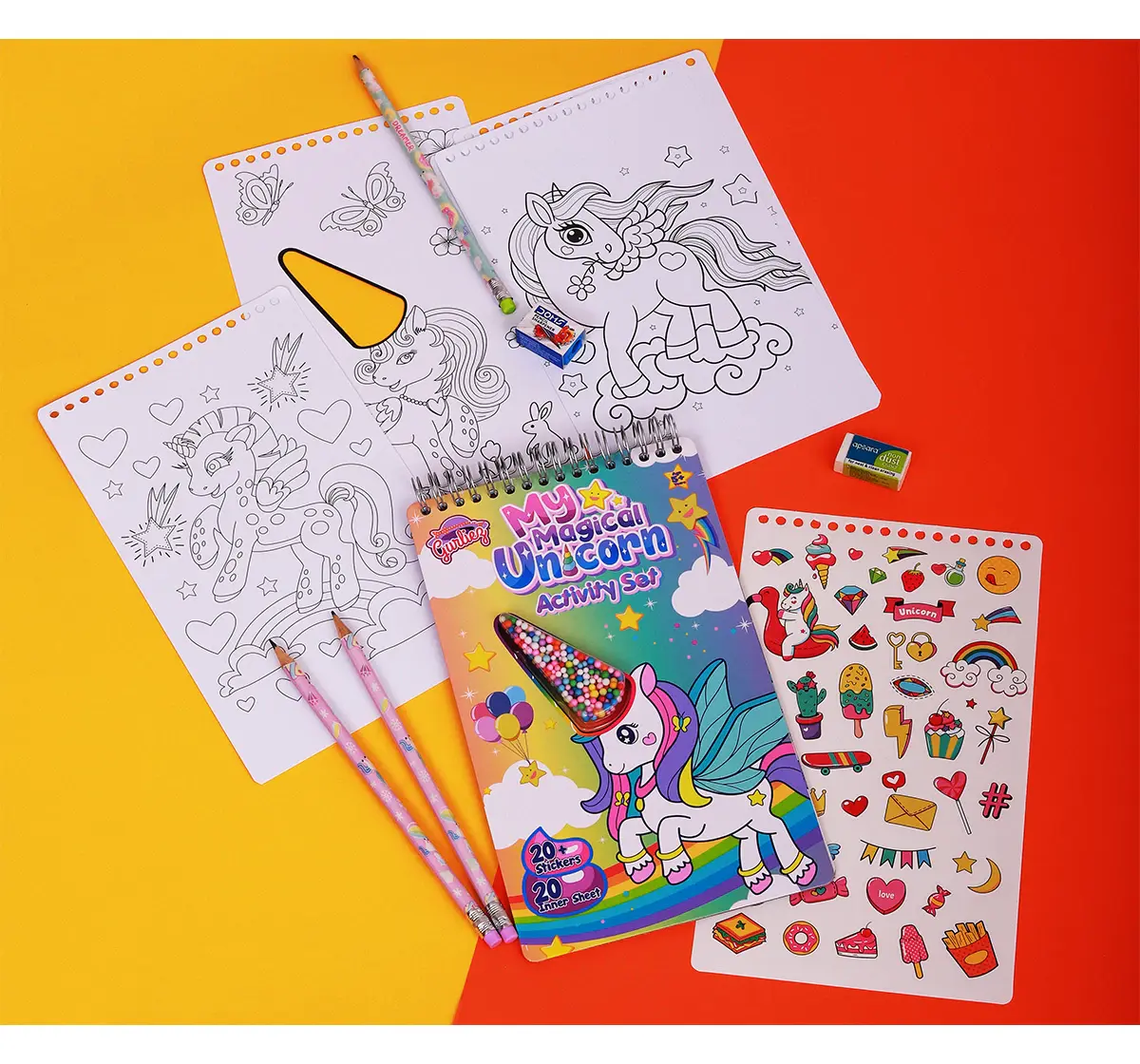 Striders My Magical Unicorn Activity Book Volume 1, 5Y+