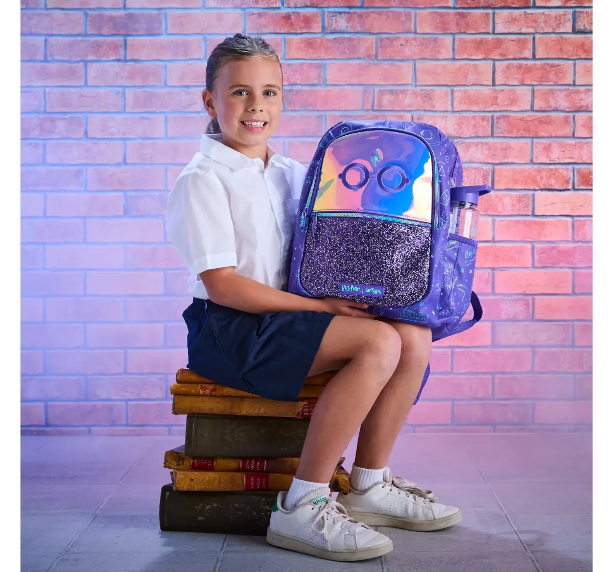 Smiggle Harry Potter Classic Backpack Purple, Limited Edition, 5Y+