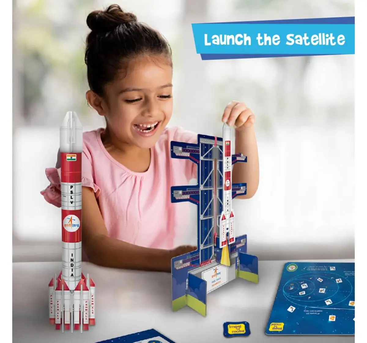 Imagimake Mapology ISRO Space 3D Puzzle, Mission Suryayaan Aditya L1, 5Y+