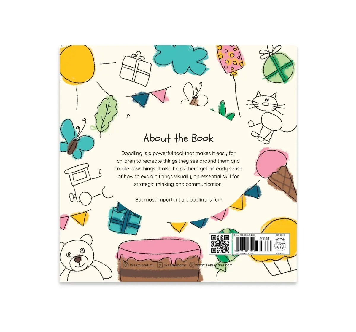 SAM & MI Birthday Doodles: Interactive Fun Activity Book for Kids