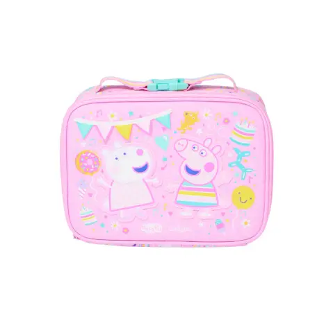 Smiggle Peppa Pig Collection Lunch Bag, 3Y+, Pink