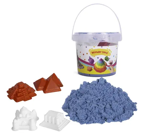 Youreka Non-Toxic Wonder Sand, 4 Cutter Moulds, 500 Grams, Red, 5Y+