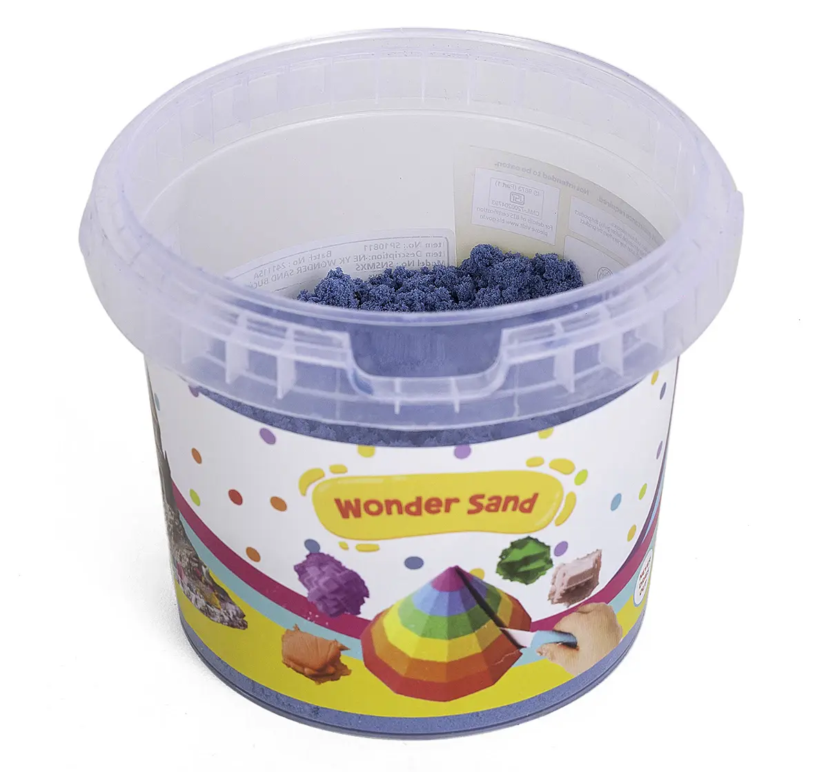 Youreka Non-Toxic Wonder Sand, 4 Cutter Moulds, 500 Grams, Red, 5Y+