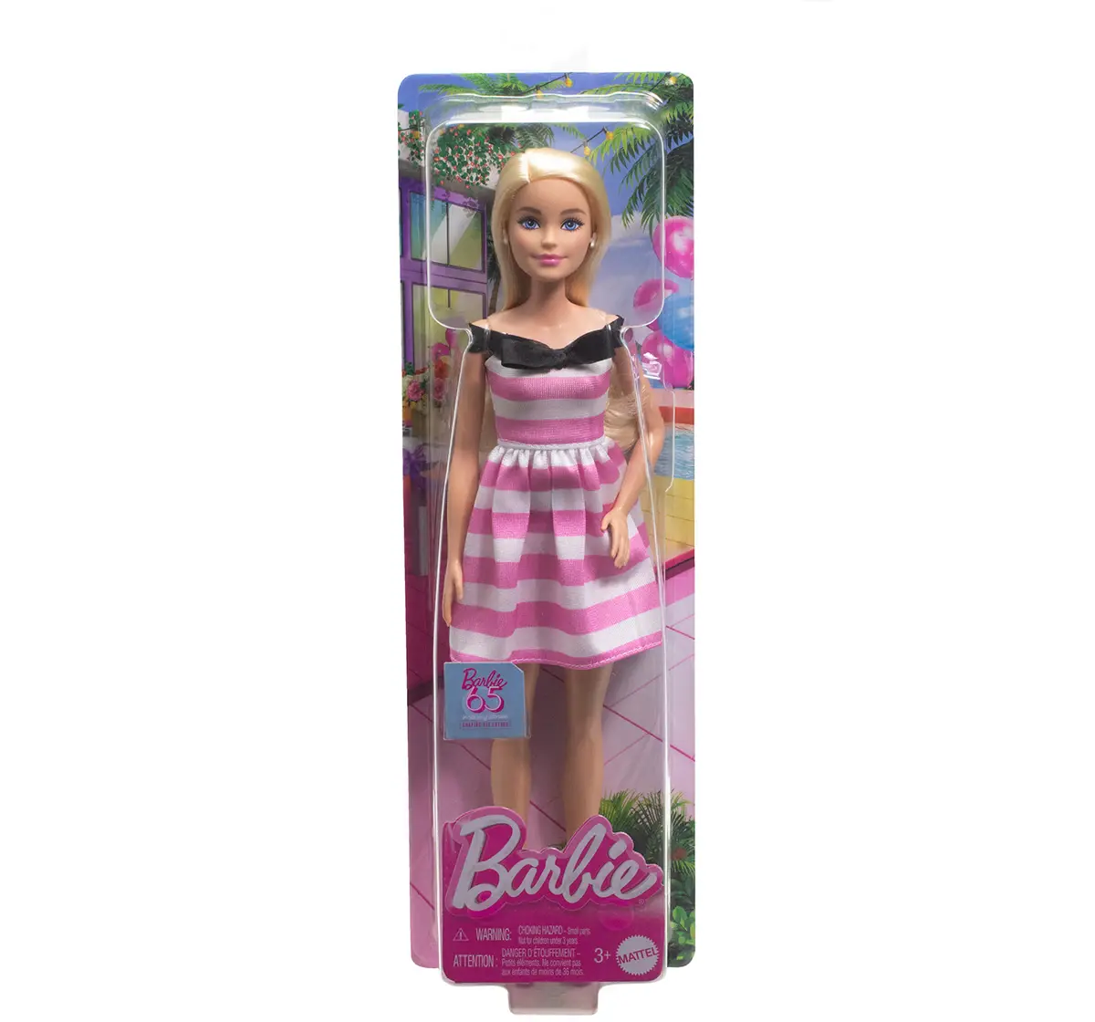 Barbie 65Th Anniversary Doll, 3Y+, Multicolour