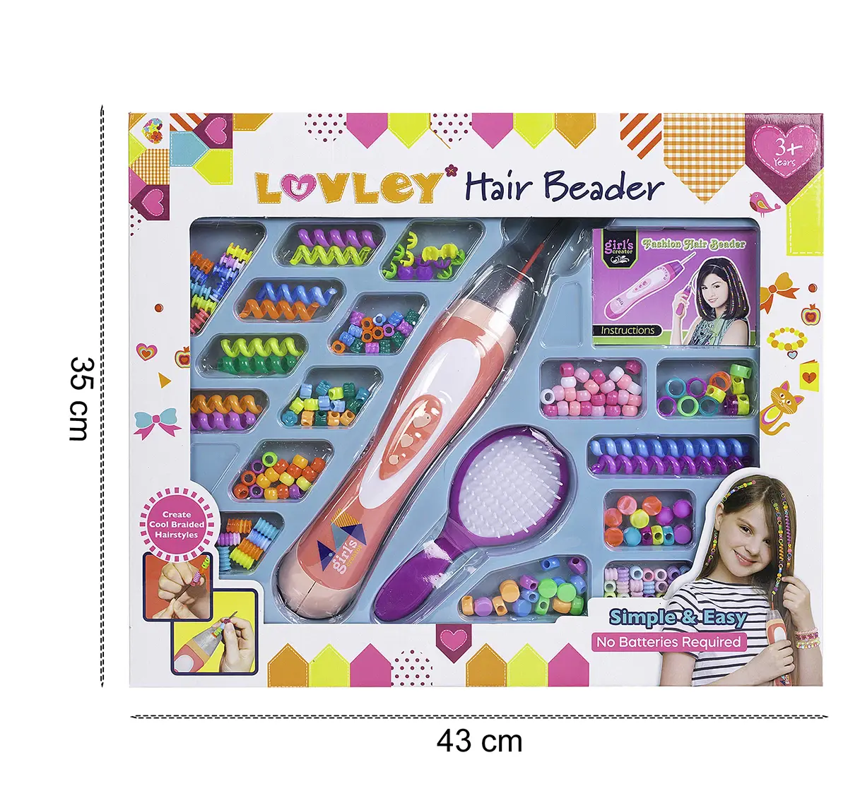 Luvley Simple & Easy Hair Braider, 3Y+
