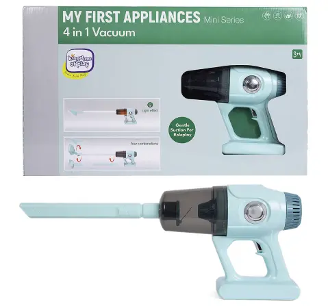 Kingdom Of Play My First Appliances 4 in 1 Vacuum Cleaner, 3Y+
