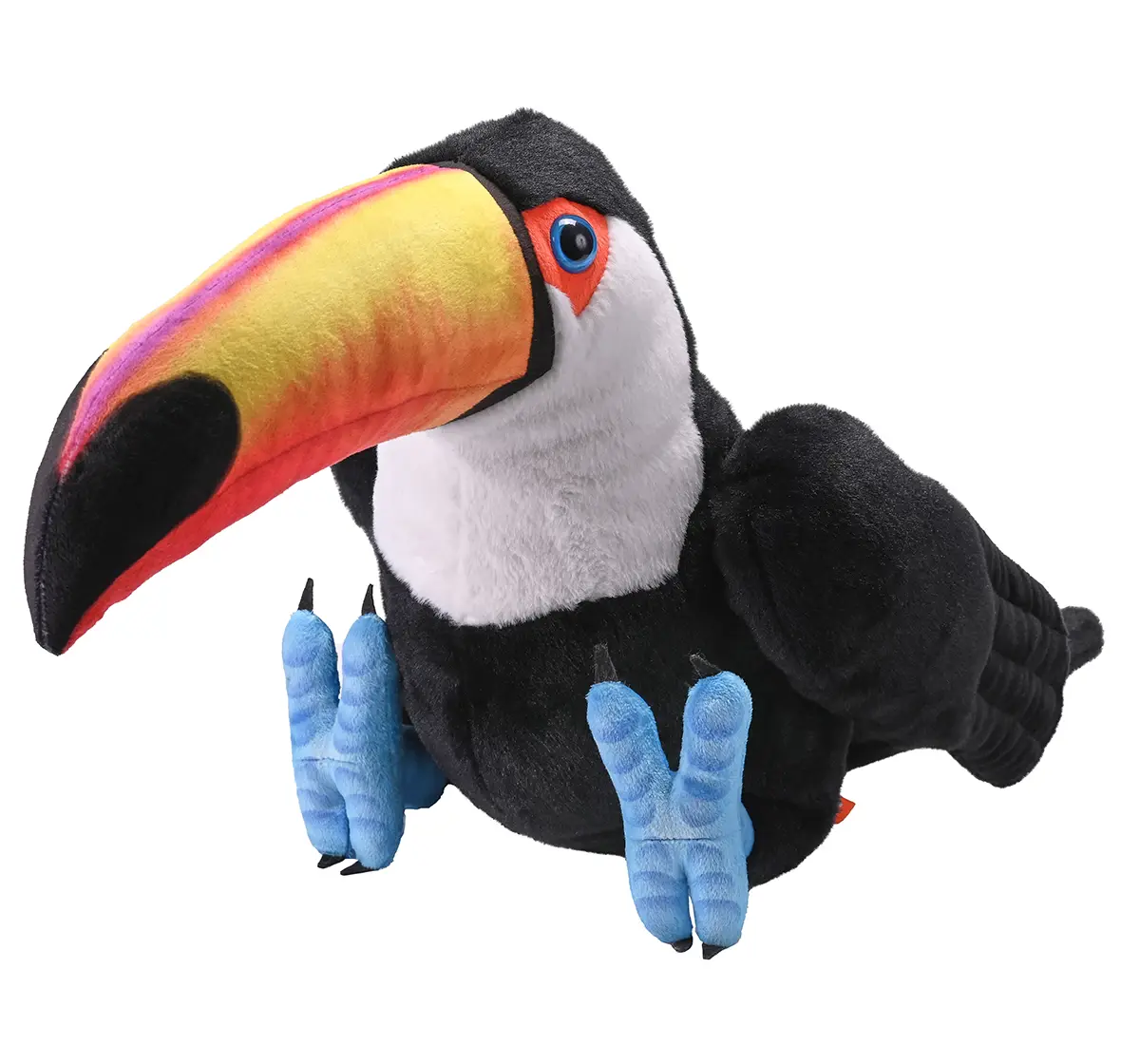 Wild Republic Artist Collection, Sitting Toucan Animal Soft Toy, 15 Inches