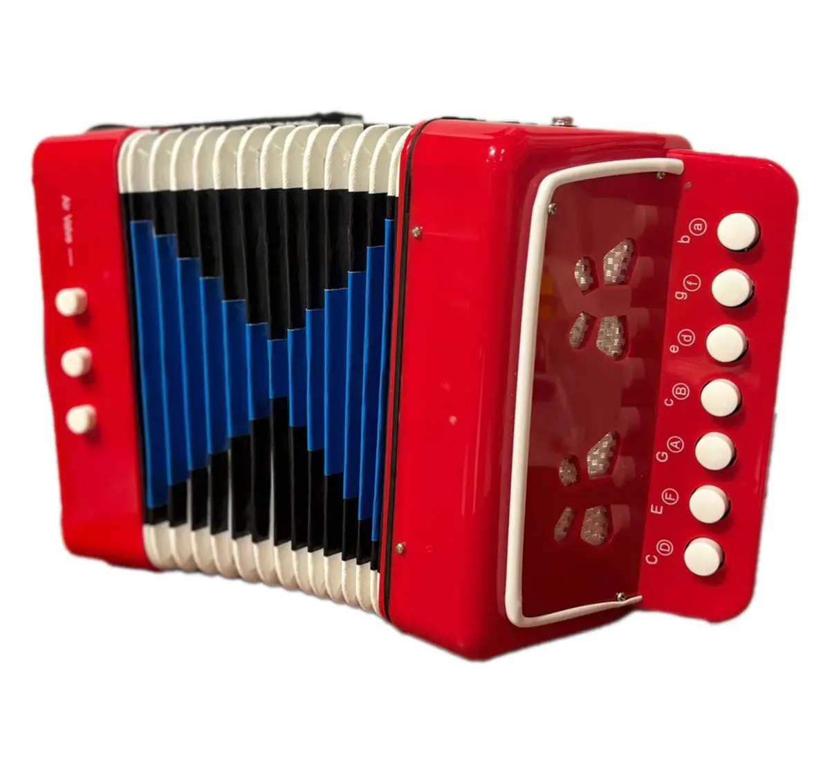 Hamleys Accordion Musical Instrument Toy Accordion for Kids, 7 Keys Button, 5Y+