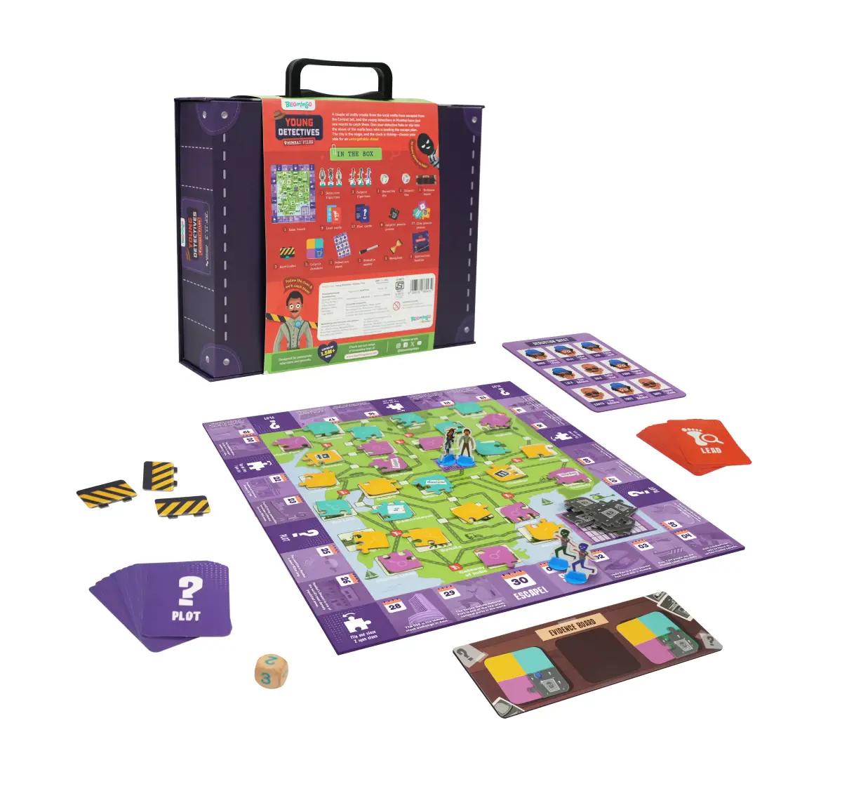 Bloomingo Young Detectives: New York Files - Detective Board Game, Mysteries And Puzzles, 8Y+ 