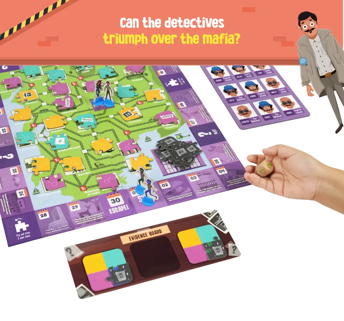 Bloomingo Young Detectives: New York Files - Detective Board Game, Mysteries And Puzzles, 8Y+ 