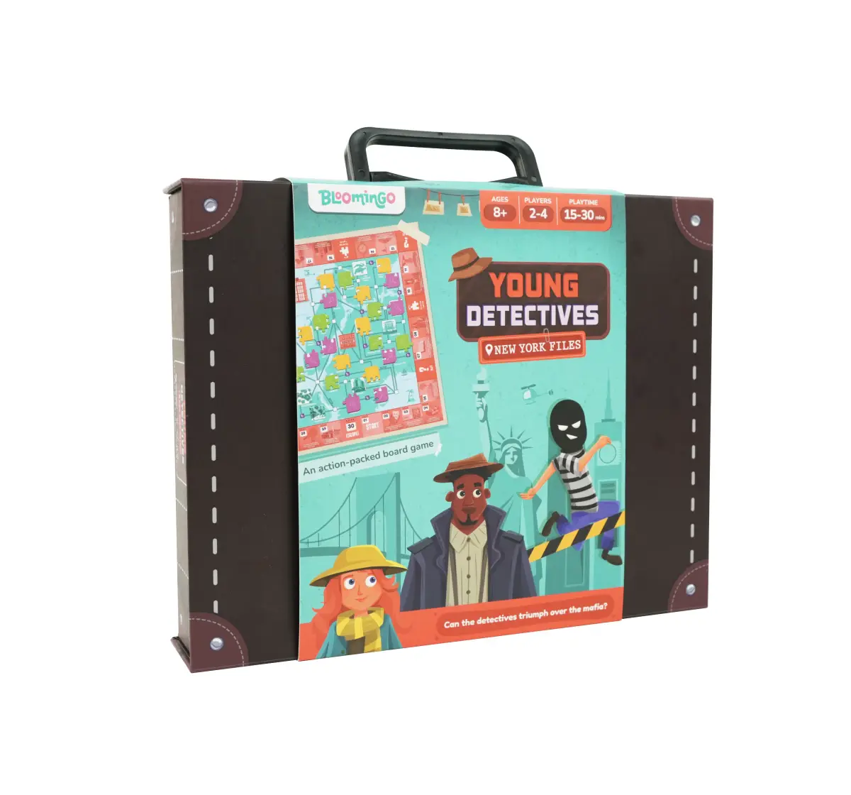 Bloomingo Young Detectives: Mumbai Files - Detective Board Game, Mysteries And Puzzles, 8Y+ 