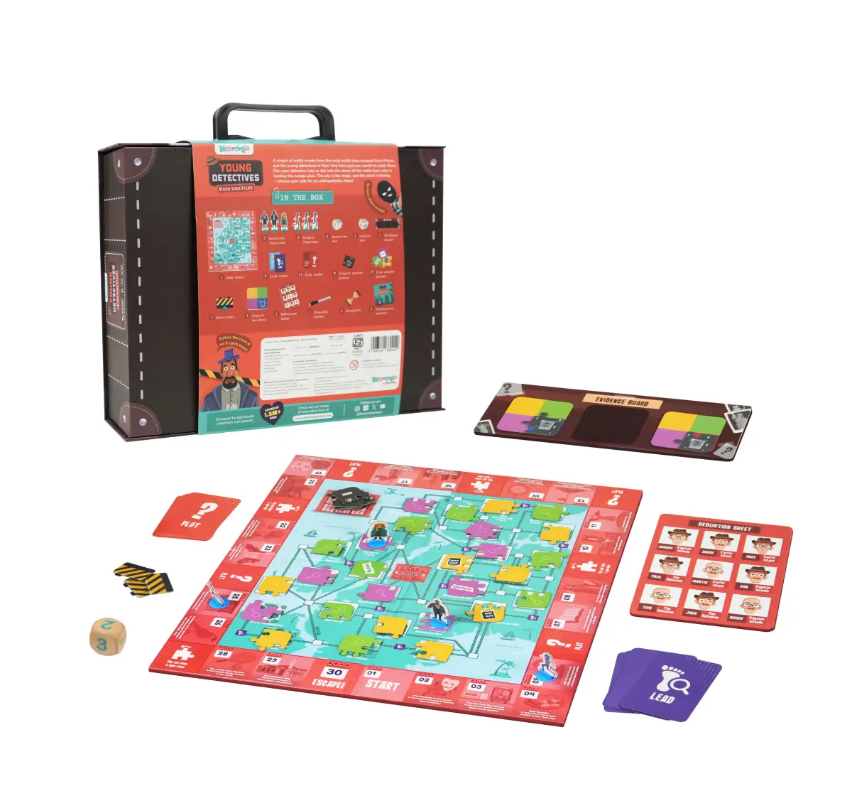 Bloomingo Young Detectives: Mumbai Files - Detective Board Game, Mysteries And Puzzles, 8Y+ 