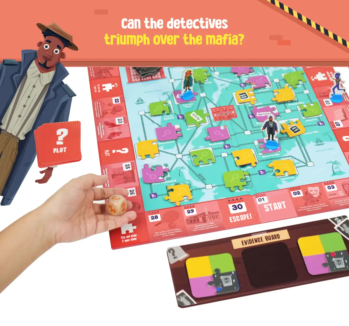 Bloomingo Young Detectives: Mumbai Files - Detective Board Game, Mysteries And Puzzles, 8Y+ 