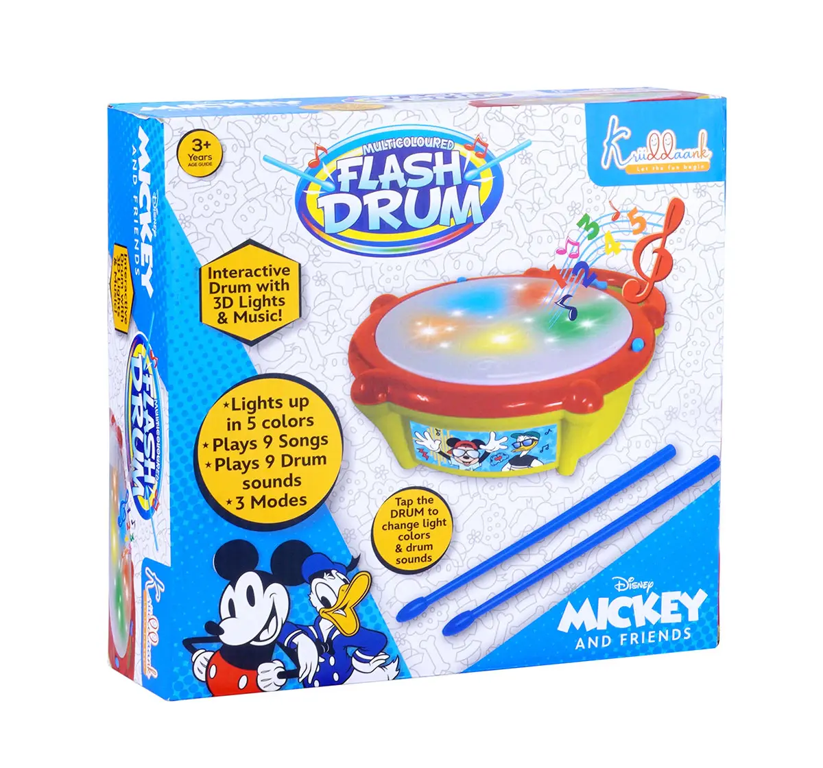 Kriiddaank Flash Drum Mickey Mouse, 3Y+