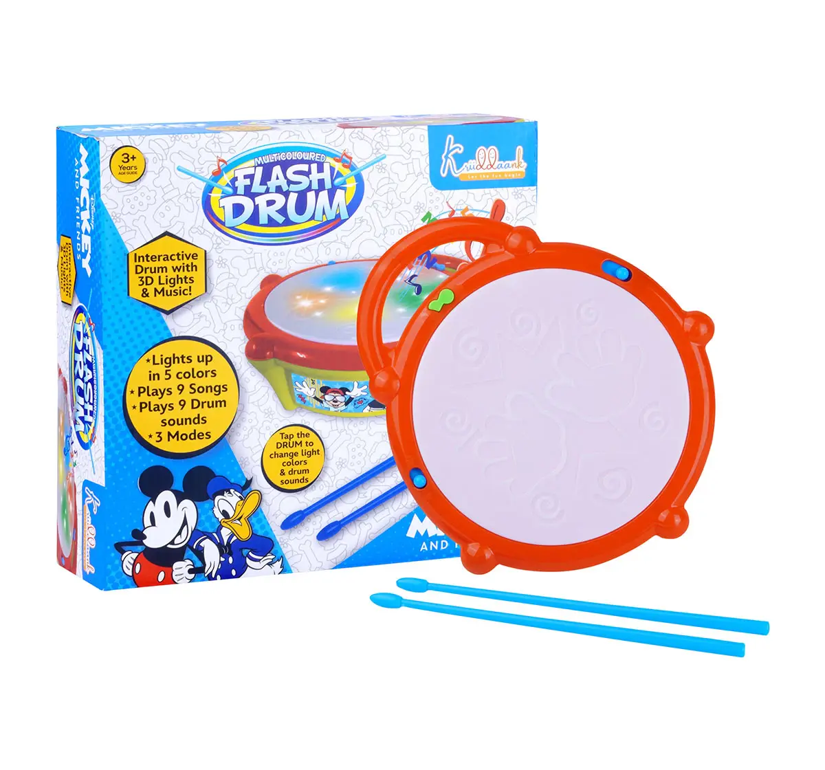 Kriiddaank Flash Drum Mickey Mouse, 3Y+