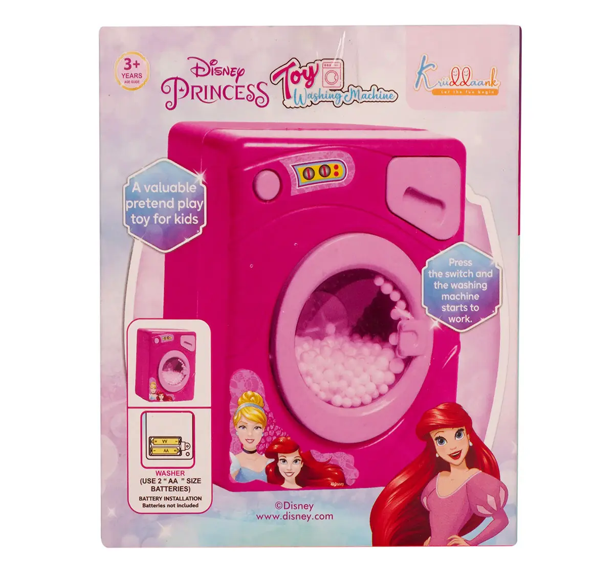 Kriiddaank Household Washing Machine Disney Princess, 3Y+