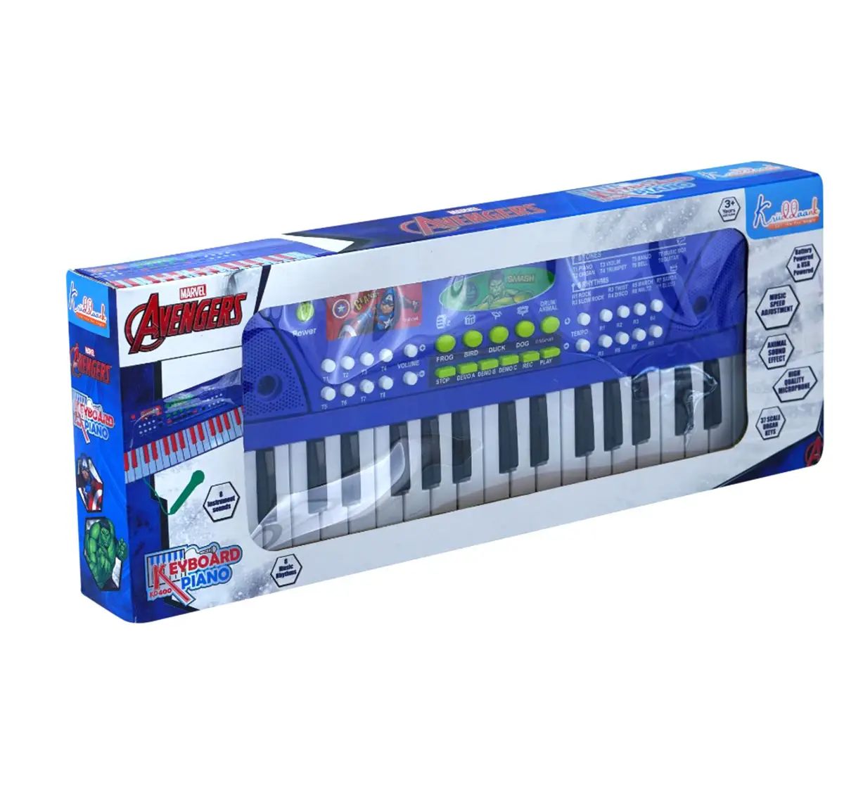 Kriiddaank Keyboard Piano 400 Avengers, 3Y+