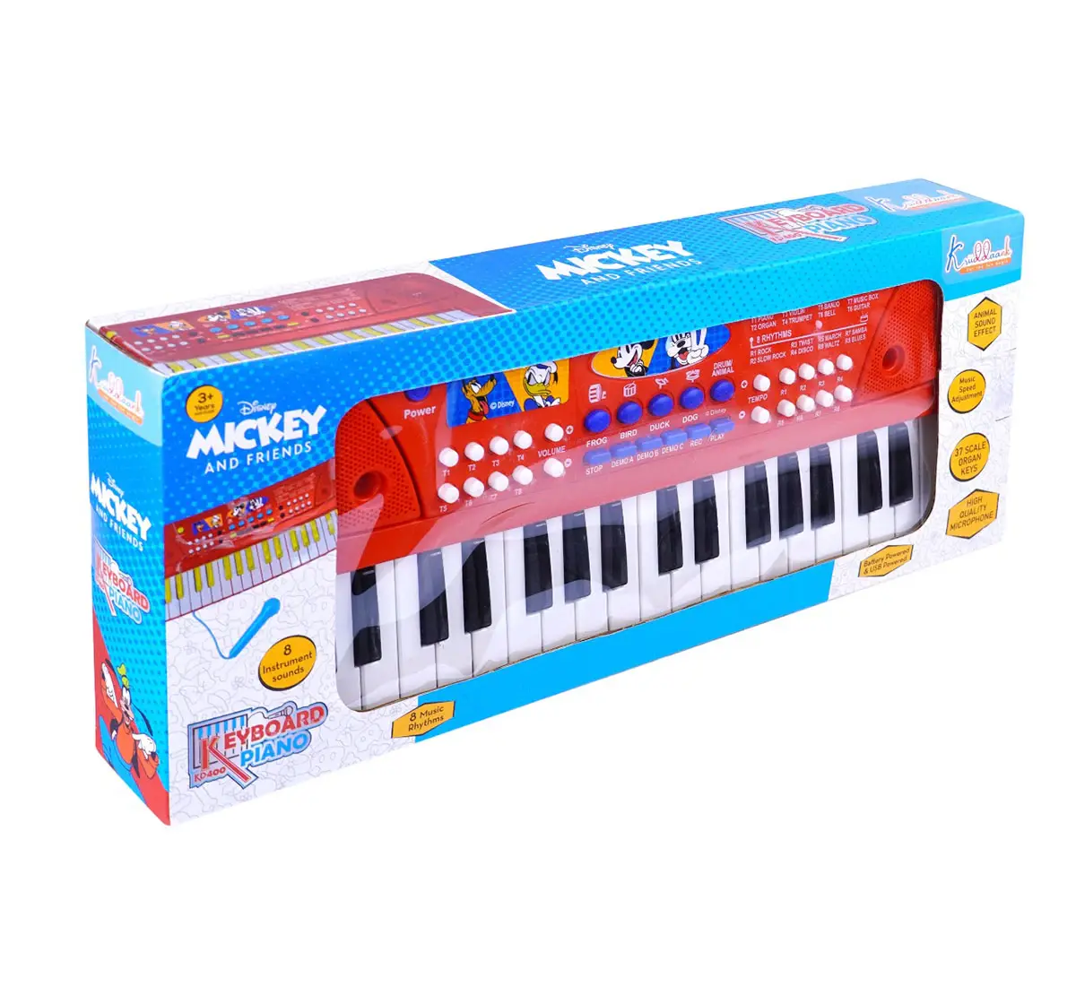 Kriiddaank Keyboard Piano 400 Mickey Mouse, 3Y+