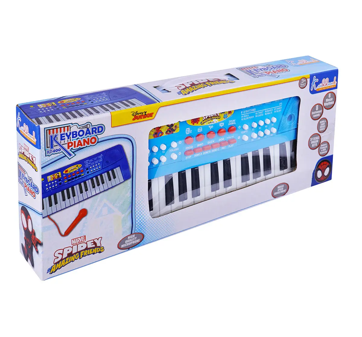 Kriiddaank Keyboard Piano 400 Spiderman, 3Y+