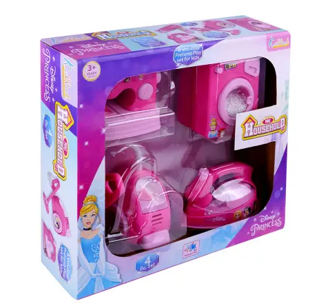 Kriiddaank Mini Household Set- 4Pc Disney Princess, 3Y+