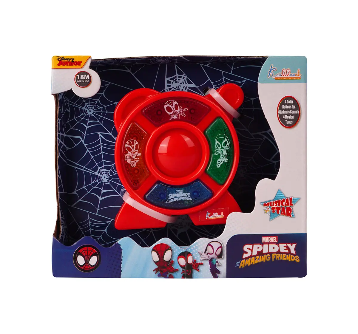 Kriiddaank Music Set Star Spiderman, 3Y+