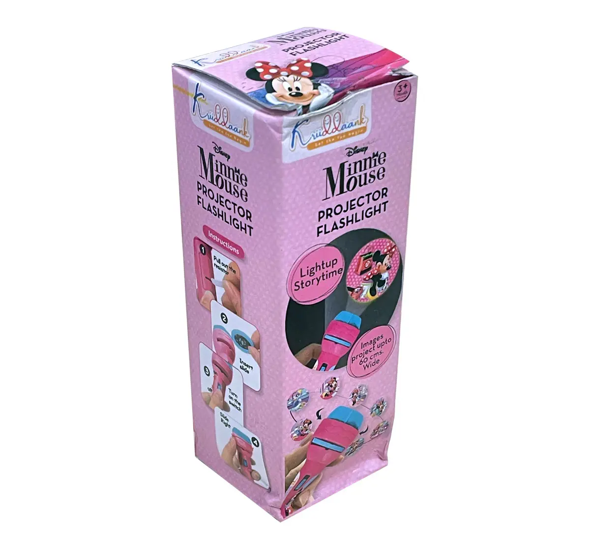 Kriiddaank Projector Flash Light Minnie Mouse, 3Y+