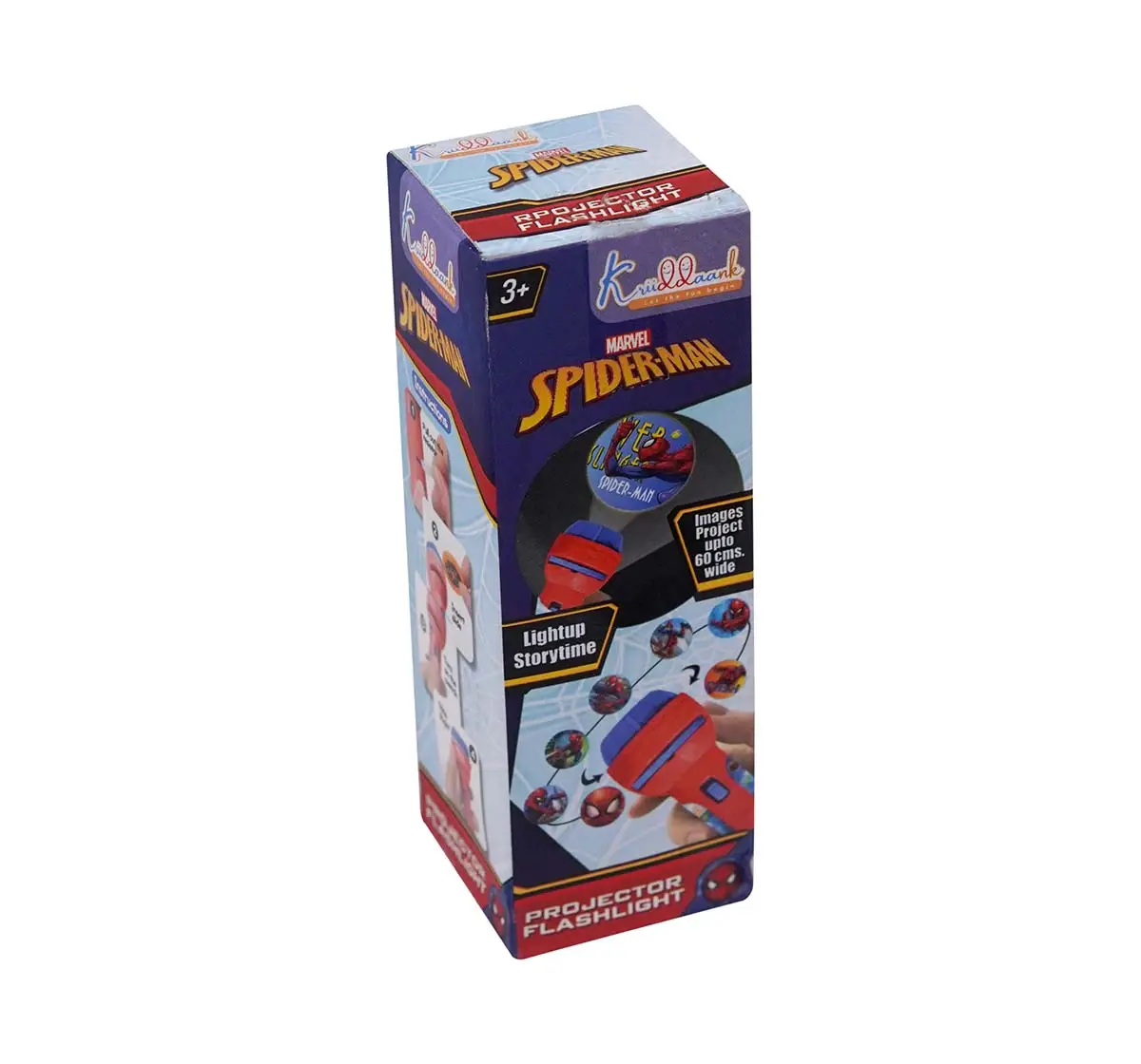 Kriiddaank Projector Flash Light Spiderman, 3Y+