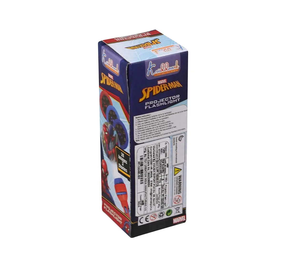 Kriiddaank Projector Flash Light Spiderman, 3Y+