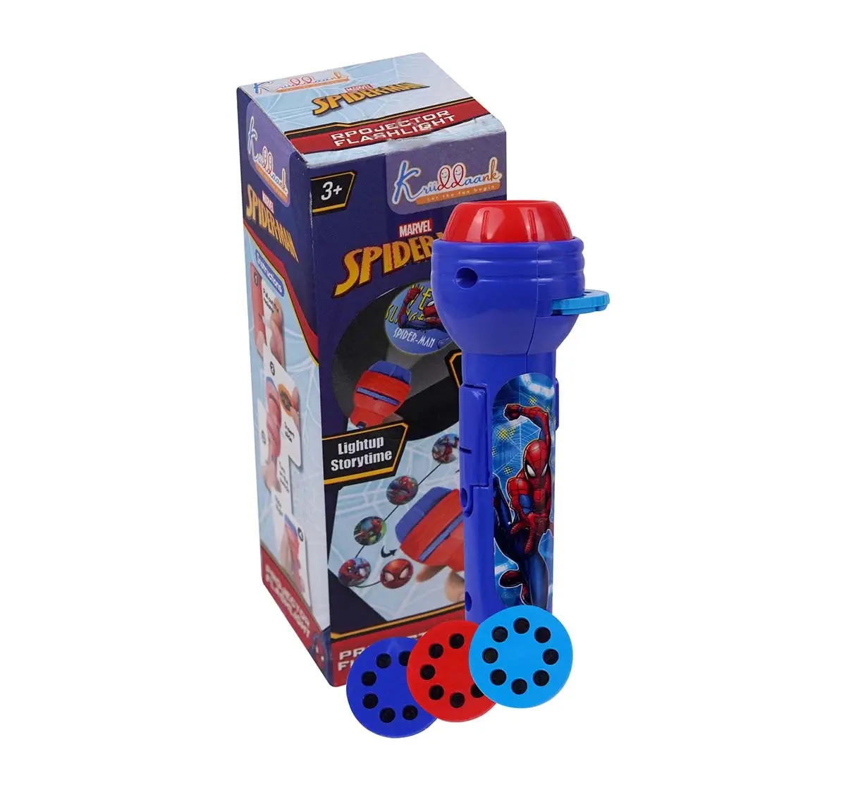 Kriiddaank Projector Flash Light Spiderman, 3Y+