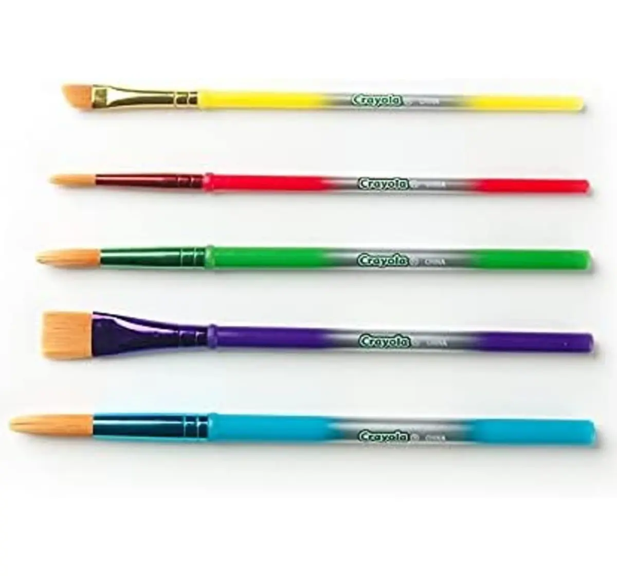 Crayola Assorted Size Brush Set, 5 pieces, 3Y+