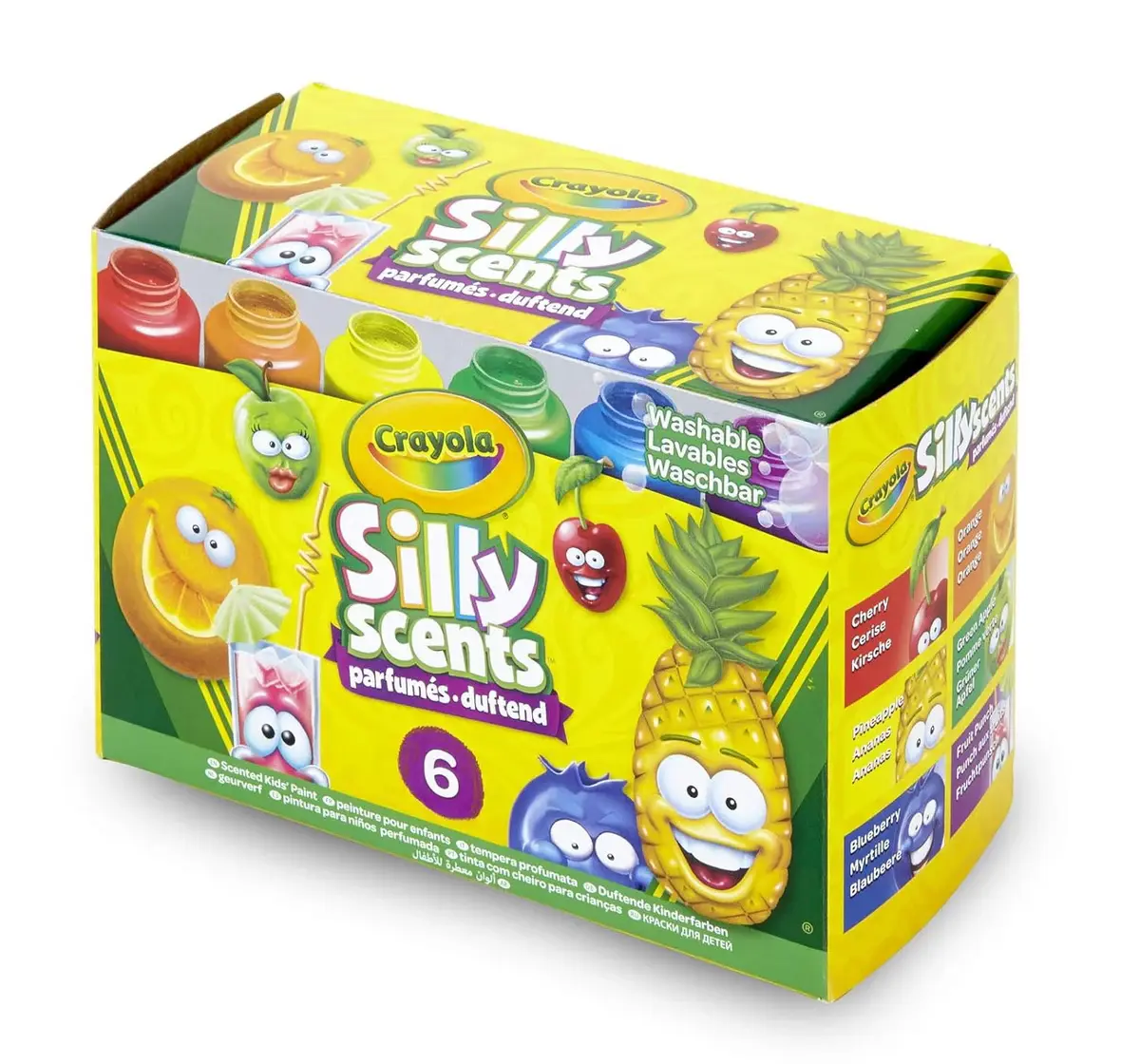 Crayola Silly Scents, Washable Kids Paint, Scented Paint, 6 pieces, 3Y+