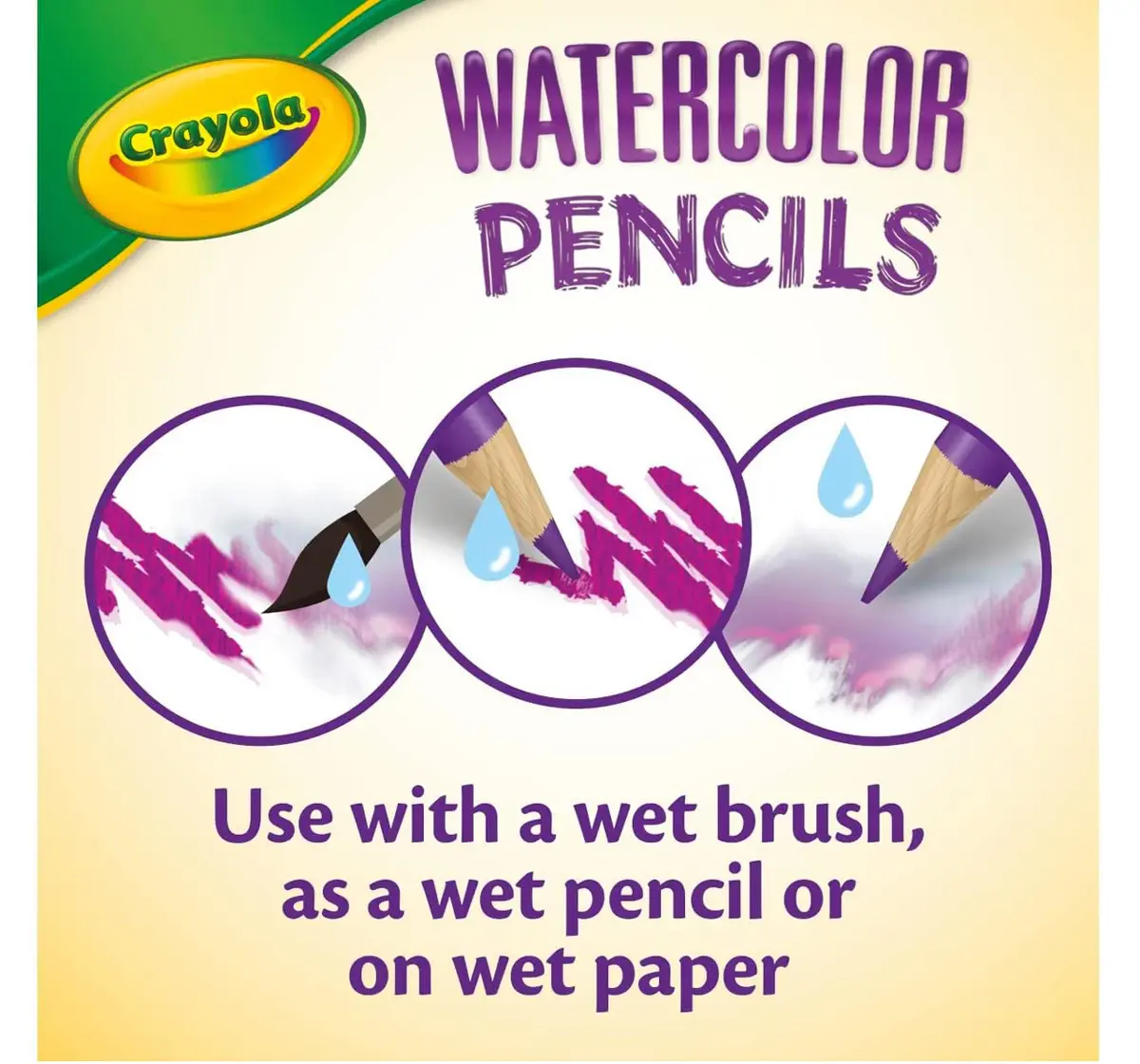 Crayola Watercolor Pencils, 24 pieces, 3Y+