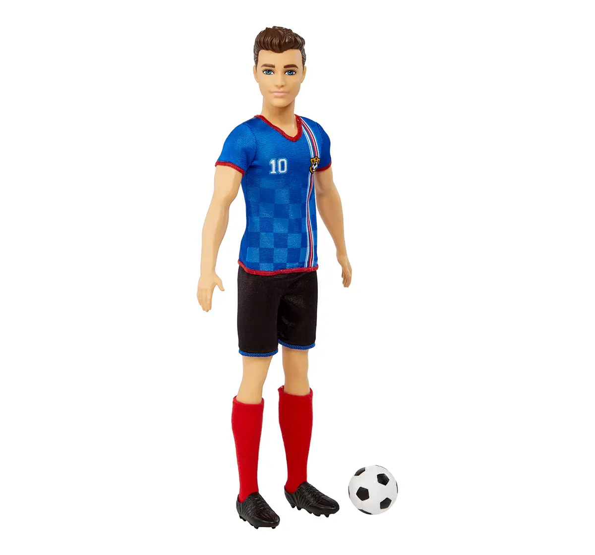 Barbie Ken Soccer Blue Doll, 3Y+, Multicolour