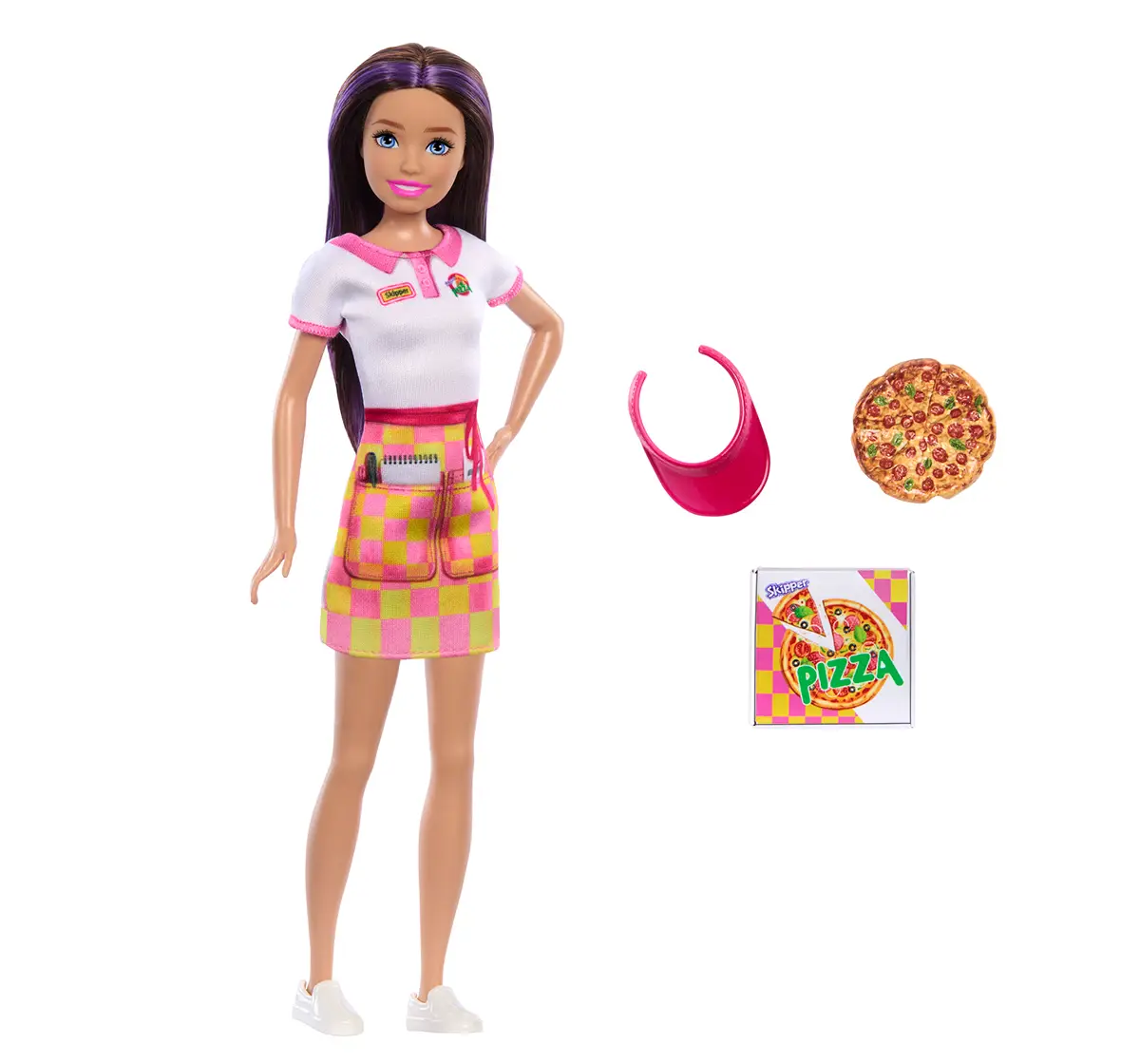 Barbie Skipper First Jobs - Pizza Delivery Doll, 3Y+, Multicolour