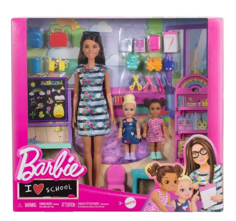Barbie Pre-School Classroom, 3Y+, Multicolour