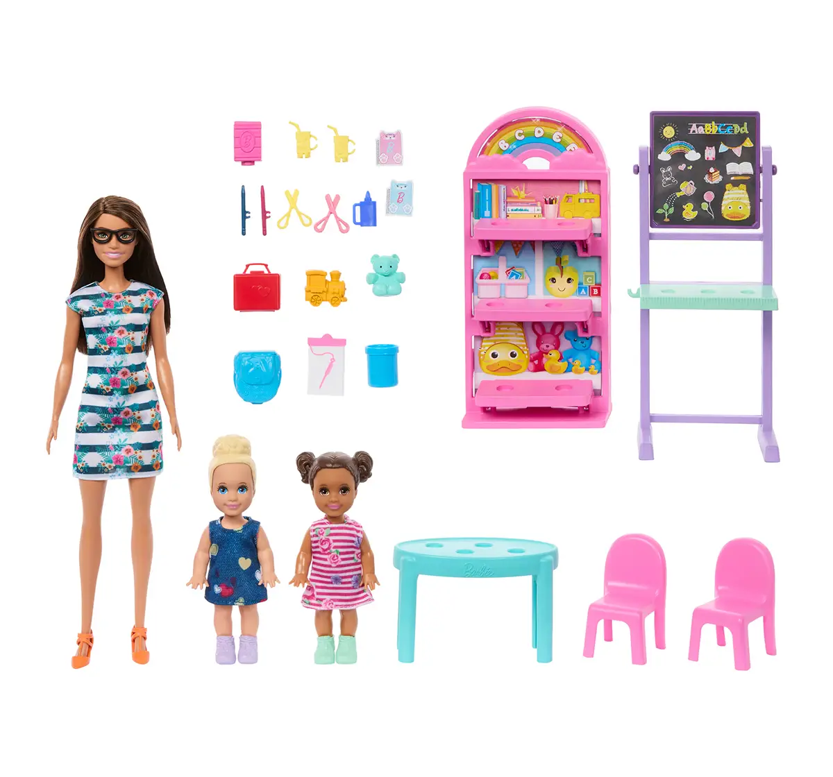 Barbie Pre-School Classroom, 3Y+, Multicolour