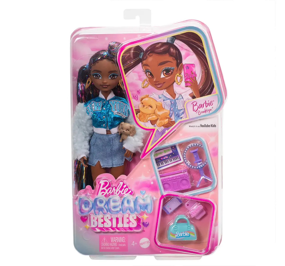 Barbie Dream Teens Doll Assortment, 4 Variants, 4Y+, Multicolour