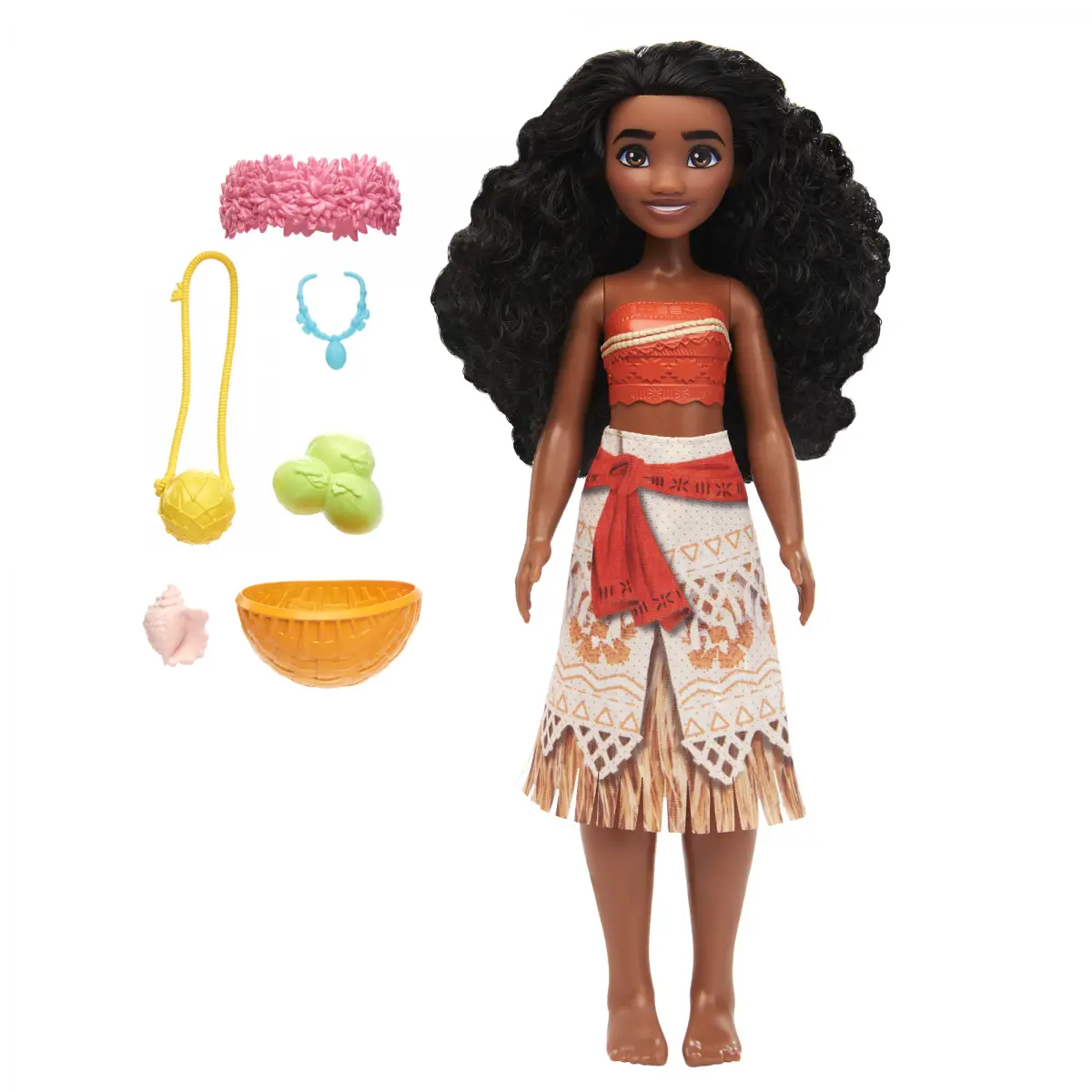 Disney Princess Island Adventure Moana Doll, 3Y+, Multicolour