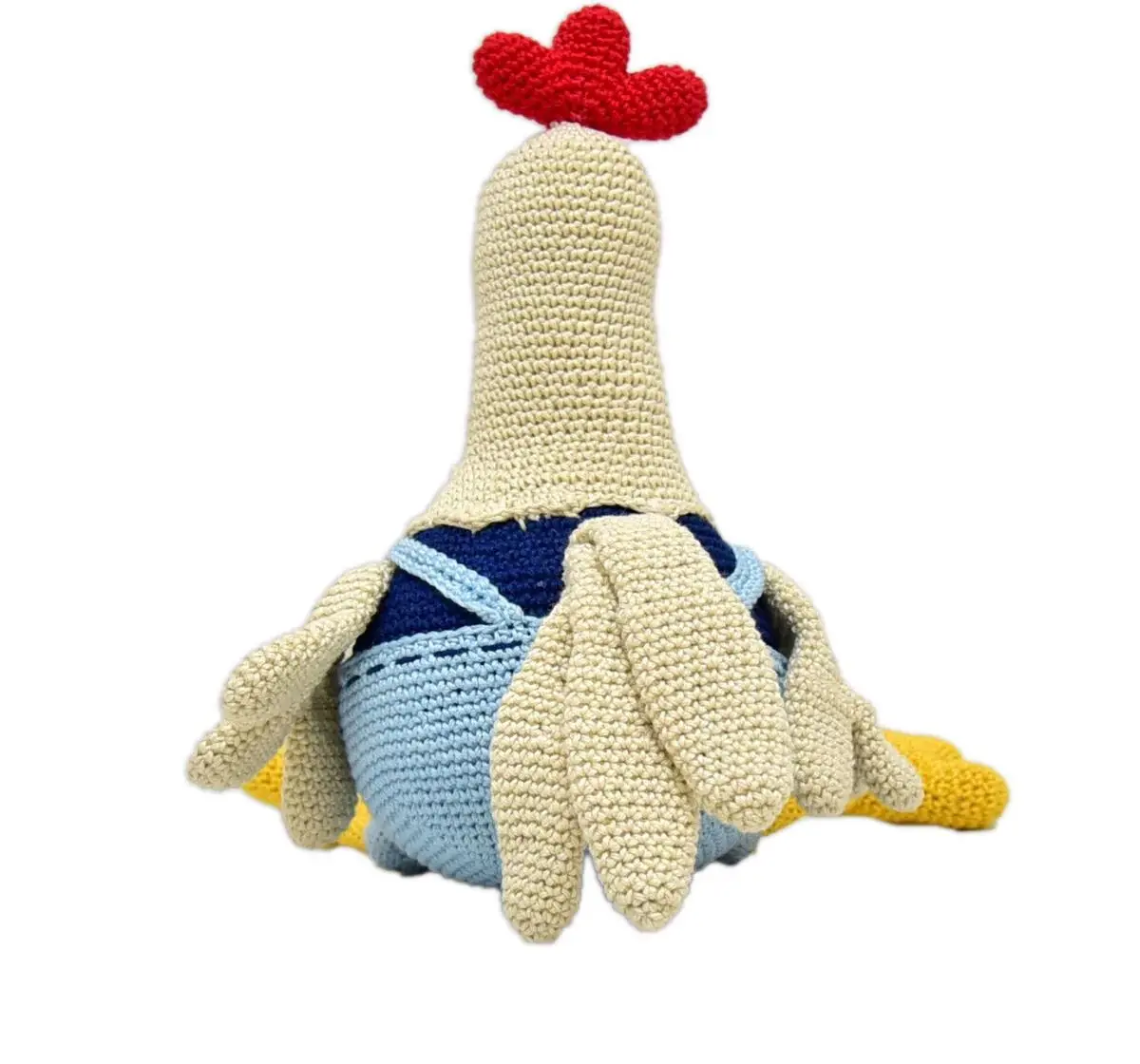 Happy Threads Dorris the Rooster, Handmade Crochet Toys, 6M+