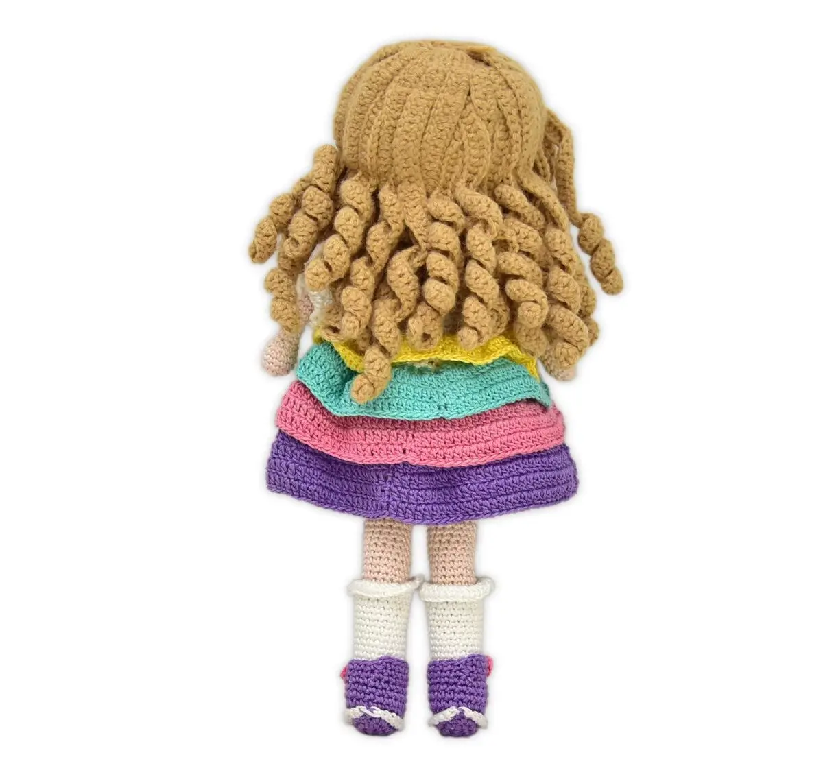 Happy Threads Hopper the Bunny, Handmade Crochet Toys, 6M+