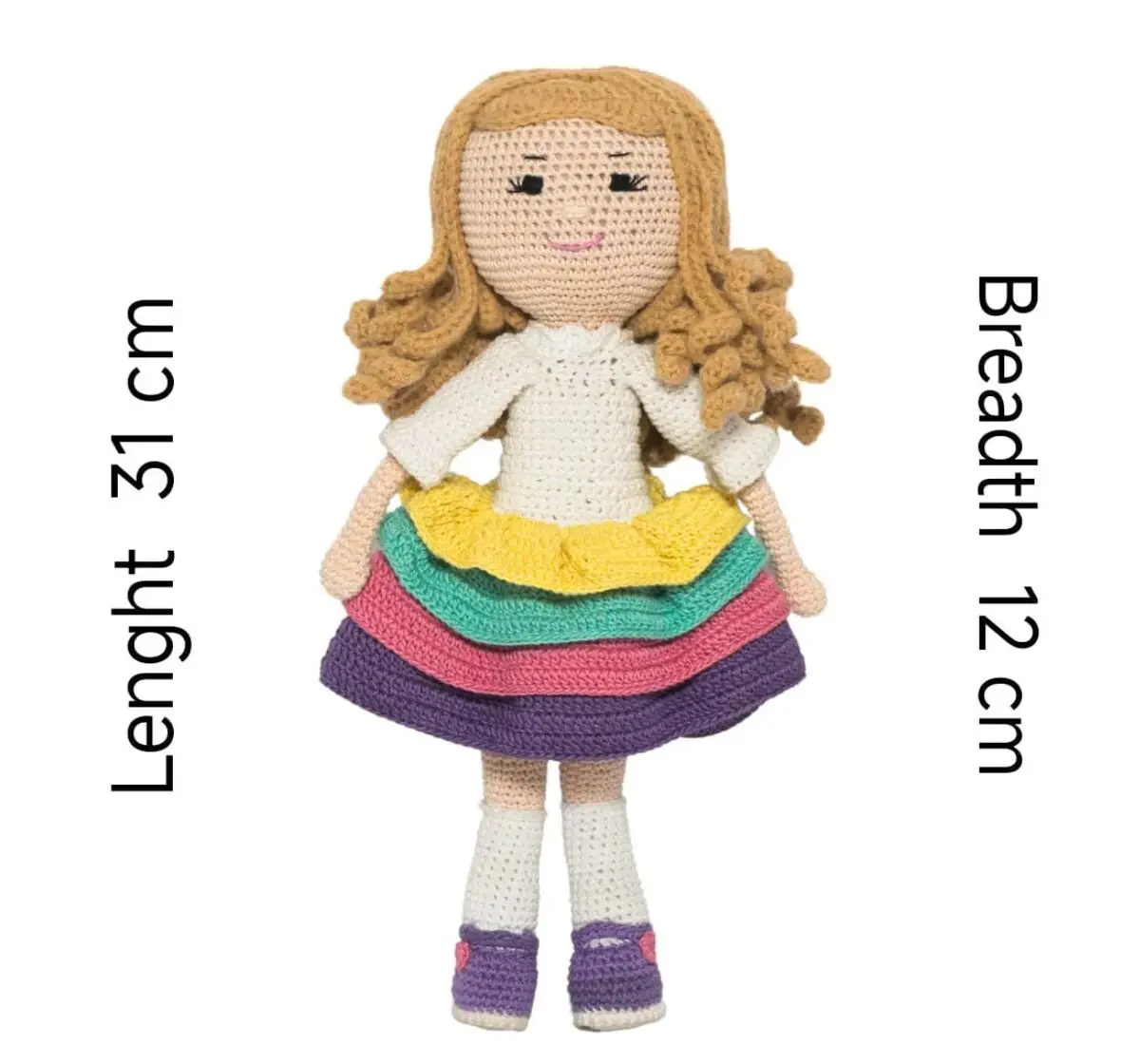 Happy Threads Hopper the Bunny, Handmade Crochet Toys, 6M+