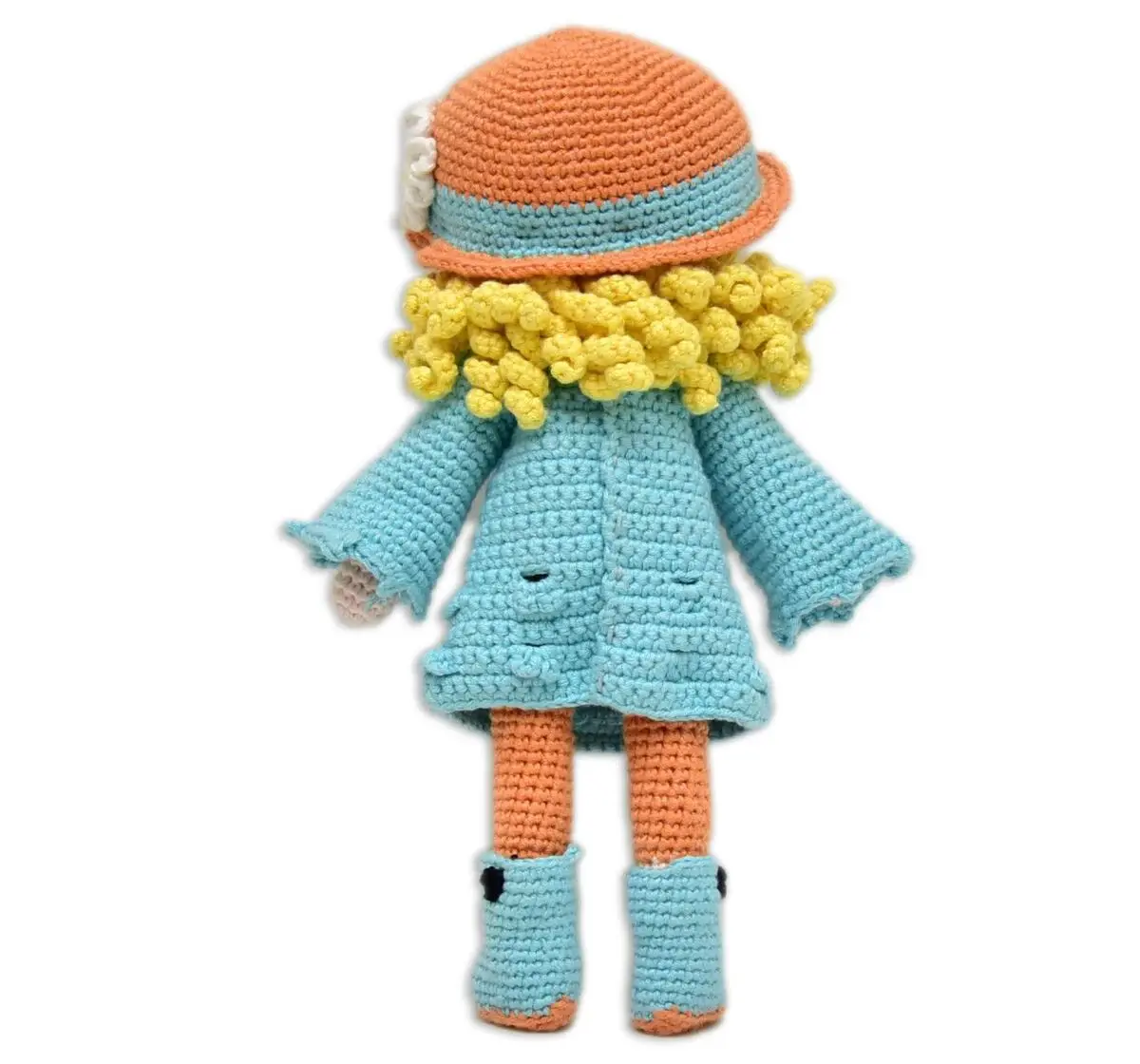 Happy Threads Grace Handmade Crochet Stuffed Dolls, 9M+