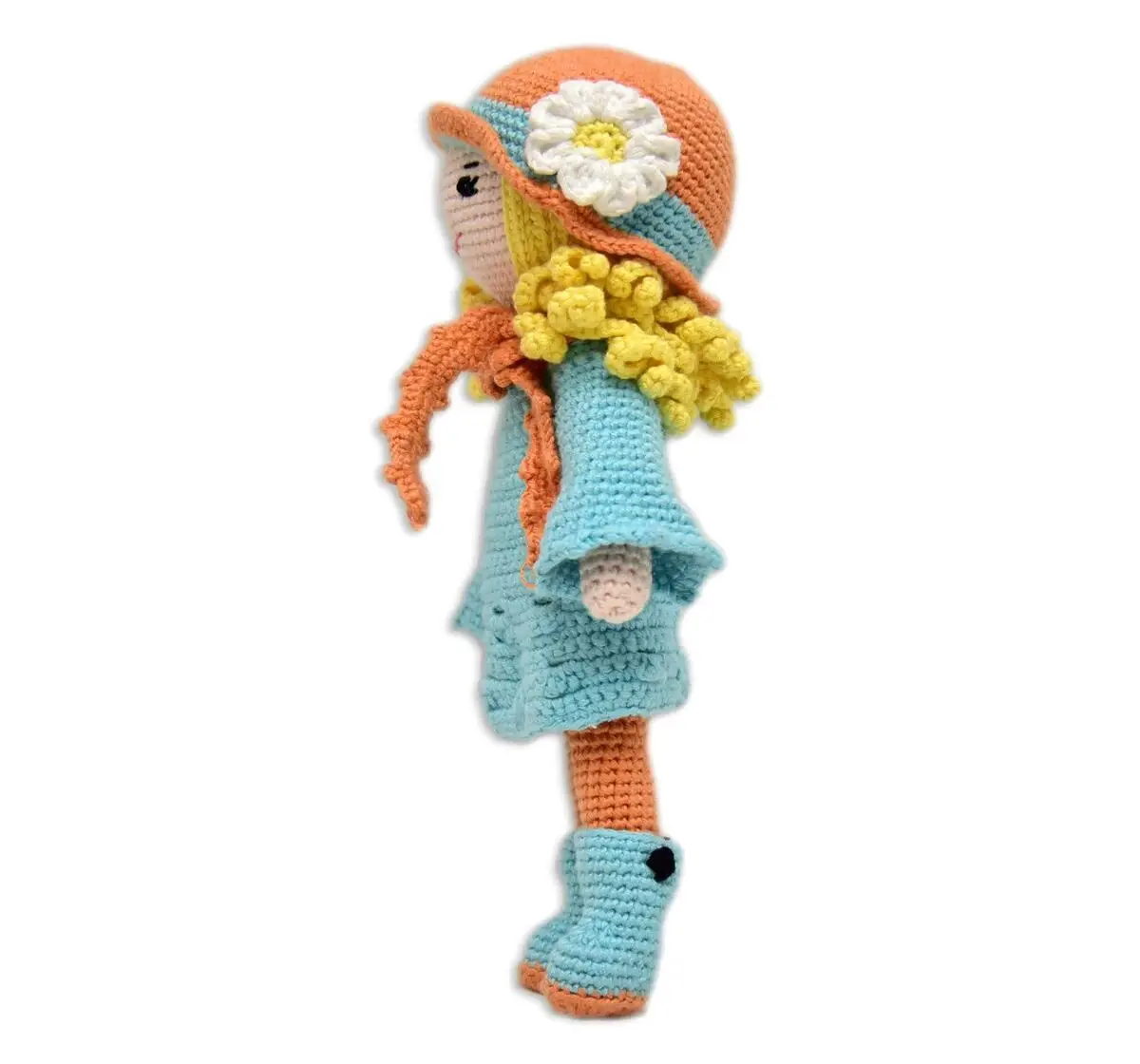 Happy Threads Grace Handmade Crochet Stuffed Dolls, 9M+