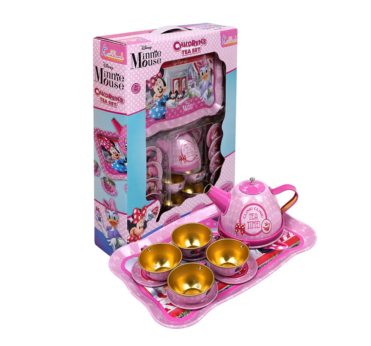 Kriiddaank Children's Mini Tea Set Minnie Mouse, 3Y+