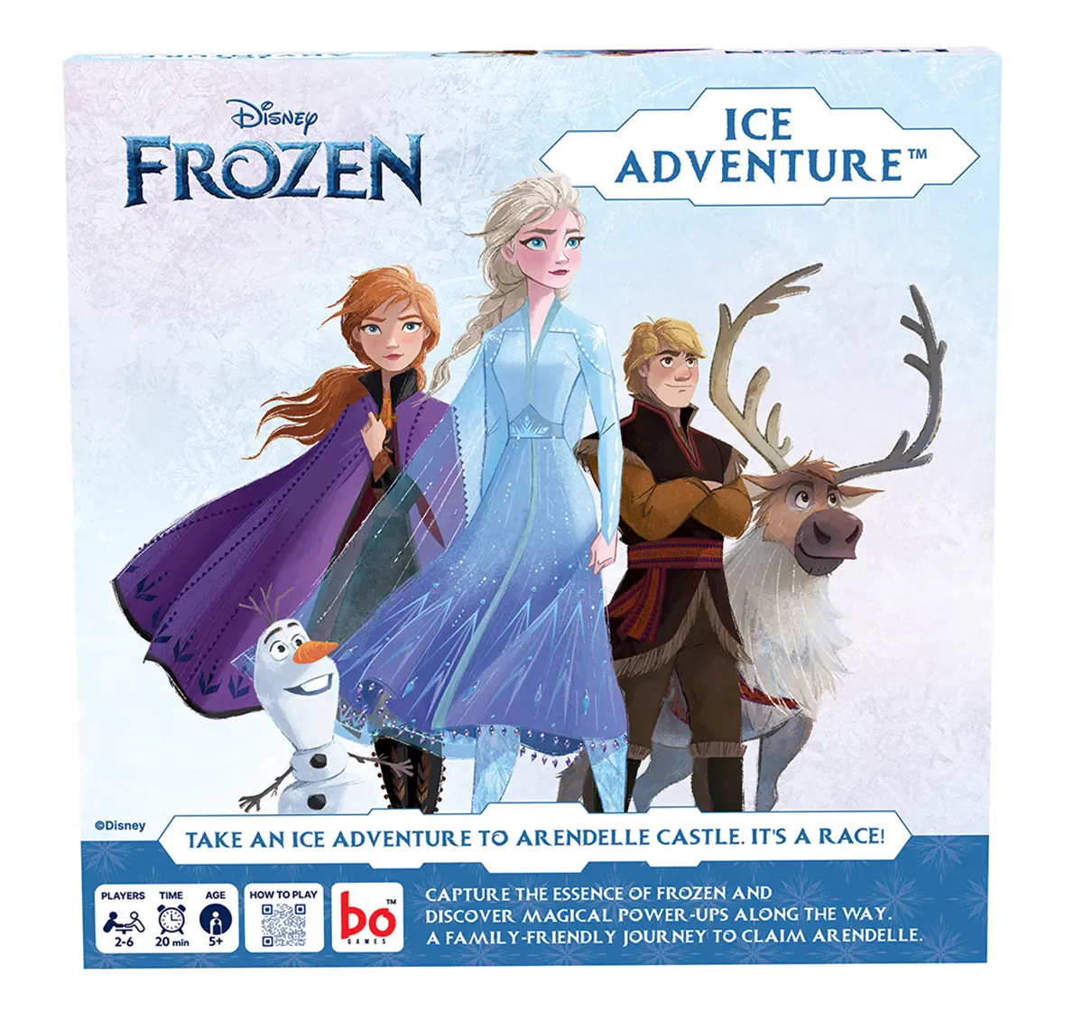 Borad Ice Adventure Frozen Board Game, Race to claim the Castle Game, 3Y+, 2 to 6 Players