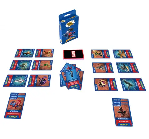 Borad Clash Card Game SpiderMan Edition, Clash in the Marvel Universe, 8Y+, 2 to 6 Players